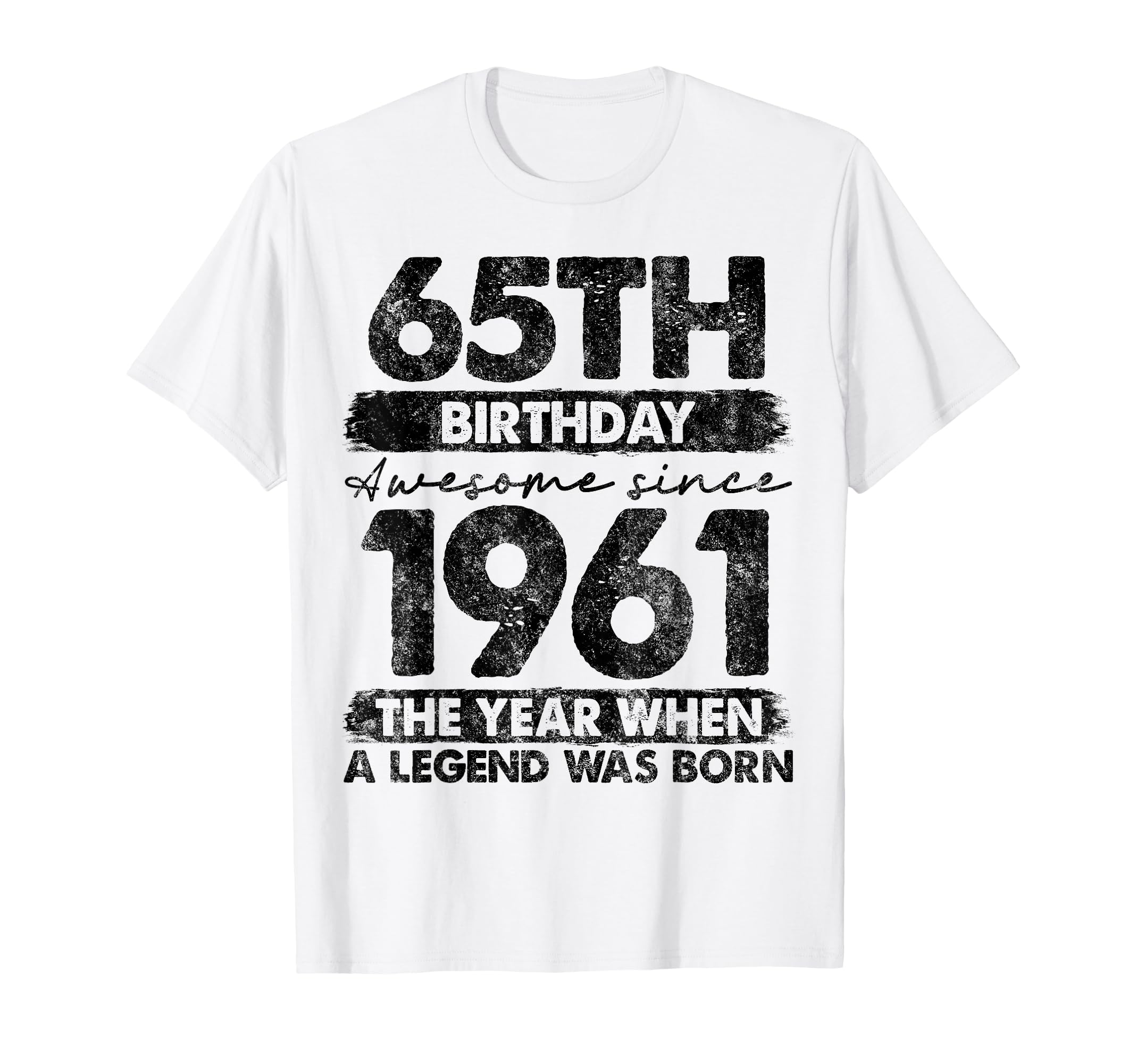 65 Year Old Gifts 1961 65Th Birthday T-Shirt - Graphic Print for Adults - T-Shirt, Sweatshirt, Hoodie