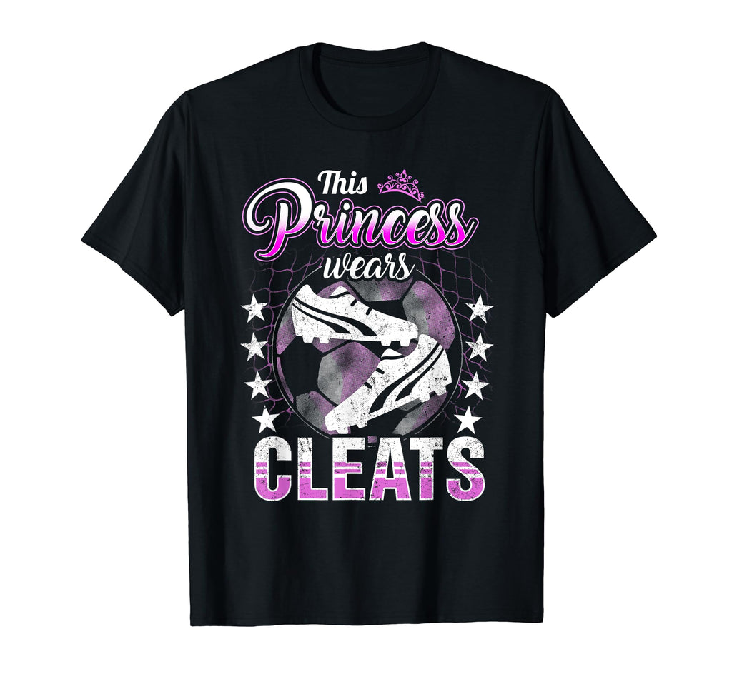 This Princess Wears Cleats Soccer Goalie T-Shirt - Trendy Graphic Unisex - T-Shirt, Sweatshirt, Hoodie