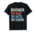 Boomer Myth Legend Funny Fathers Day T-Shirt - Minimalist Print Unisex - T-Shirt, Sweatshirt, Hoodie