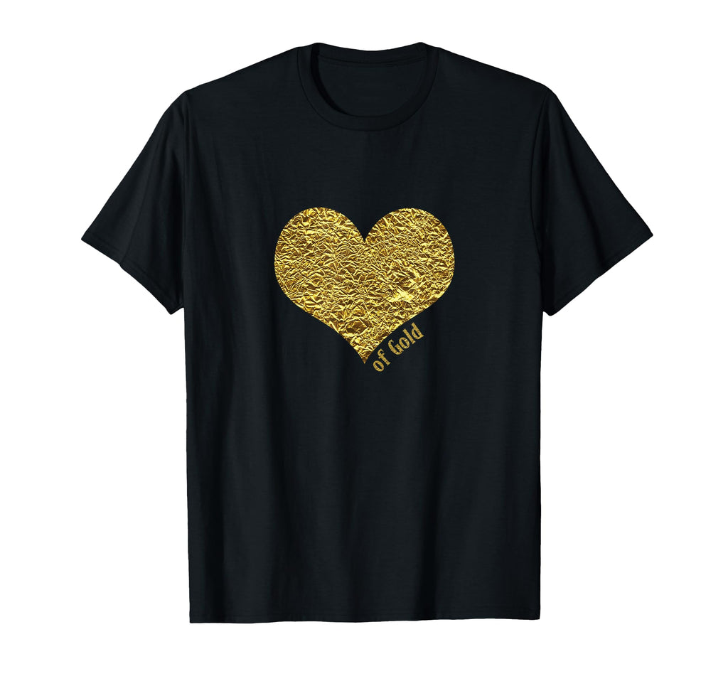 Heart Gold Gift And Children T-Shirt - Graphic Print for Adults - T-Shirt, Sweatshirt, Hoodie