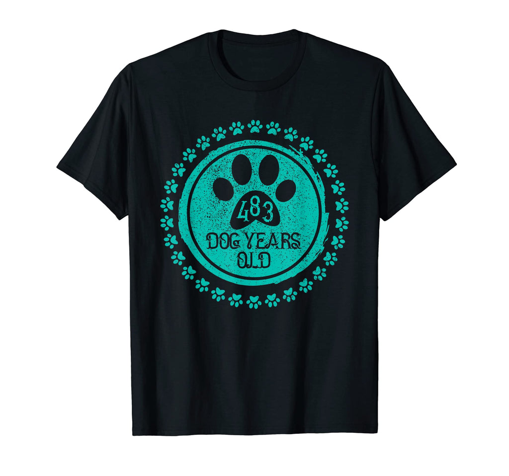 483 Dog Years Old 69Th Birthday Funny T-Shirt - Unique Graphic for Adults - T-Shirt, Sweatshirt, Hoodie