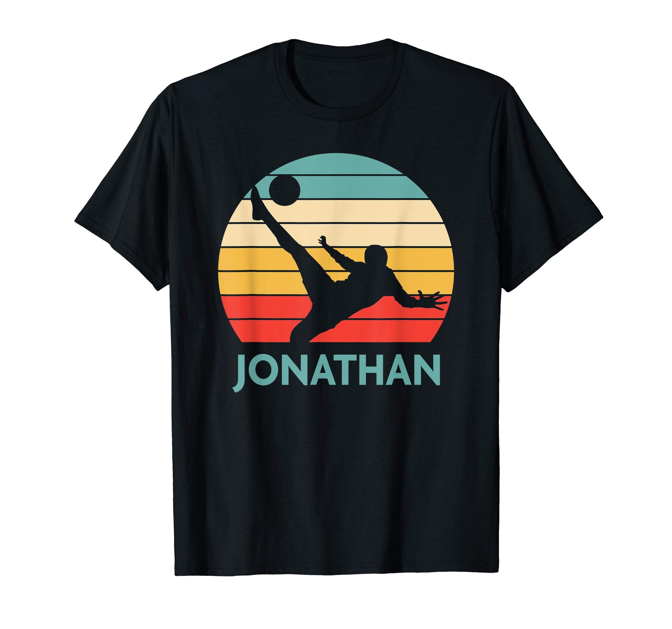 Jonathan Name Gift Personalized Soccer T-Shirt - Custom Art Print Men Women - T-Shirt, Sweatshirt, Hoodie