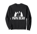 Papa Bear Animal Pun Bears Lover Sweatshirt - Minimalist Print Men Women - T-Shirt, Sweatshirt, Hoodie