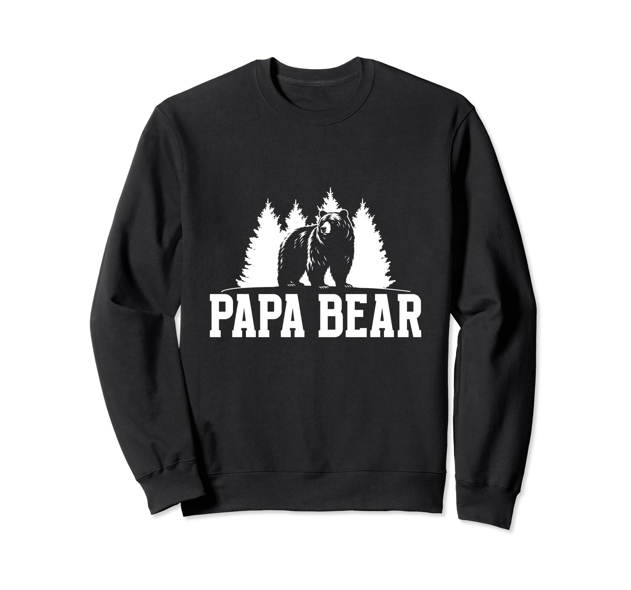 Papa Bear Animal Pun Bears Lover Sweatshirt - Minimalist Print Men Women - T-Shirt, Sweatshirt, Hoodie