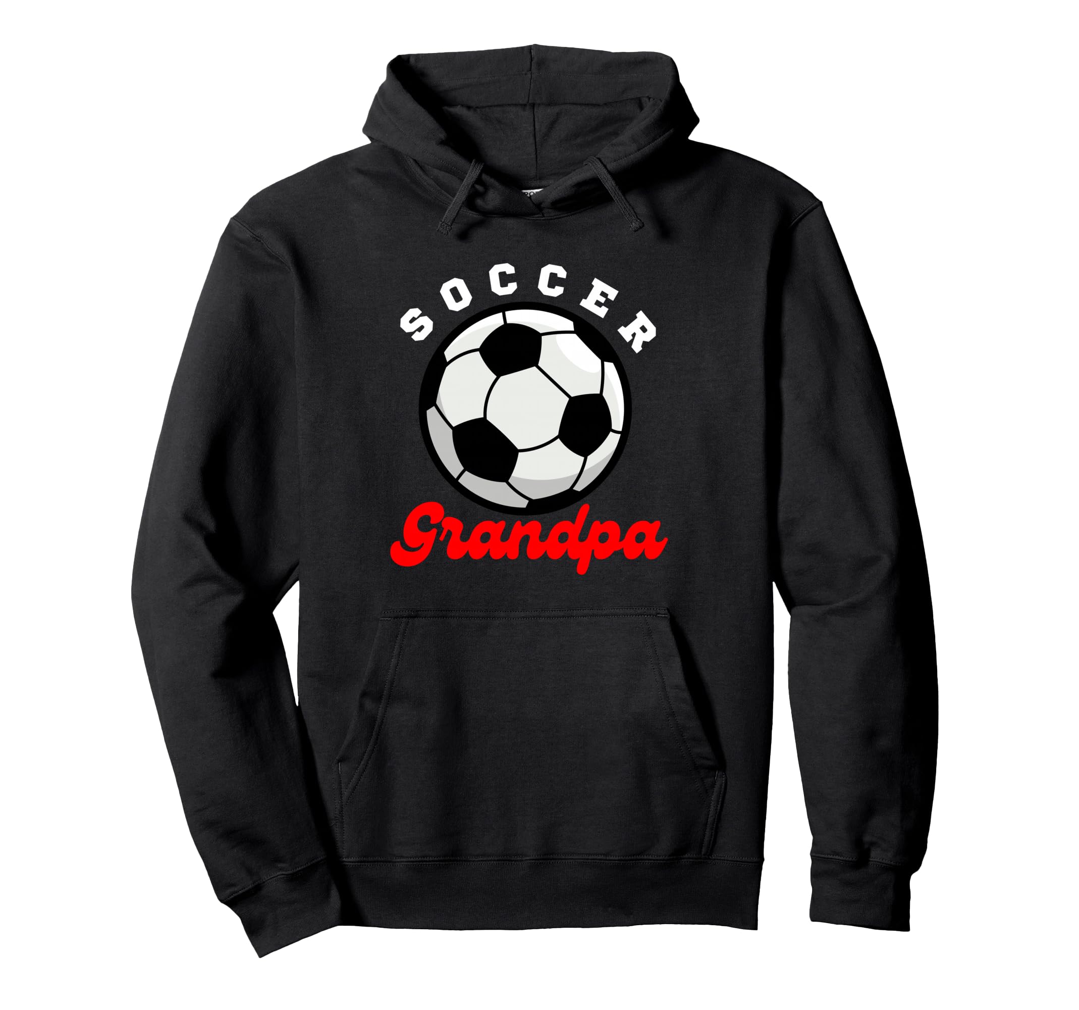 Funny Grandpa Proud Soccer Lover Papa Hoodie - Custom Art Print for Adults - T-Shirt, Sweatshirt, Hoodie