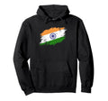 India Soccer Fan Tattered Indian Flag Hoodie - Aesthetic Graphic for Adults - T-Shirt, Sweatshirt, Hoodie