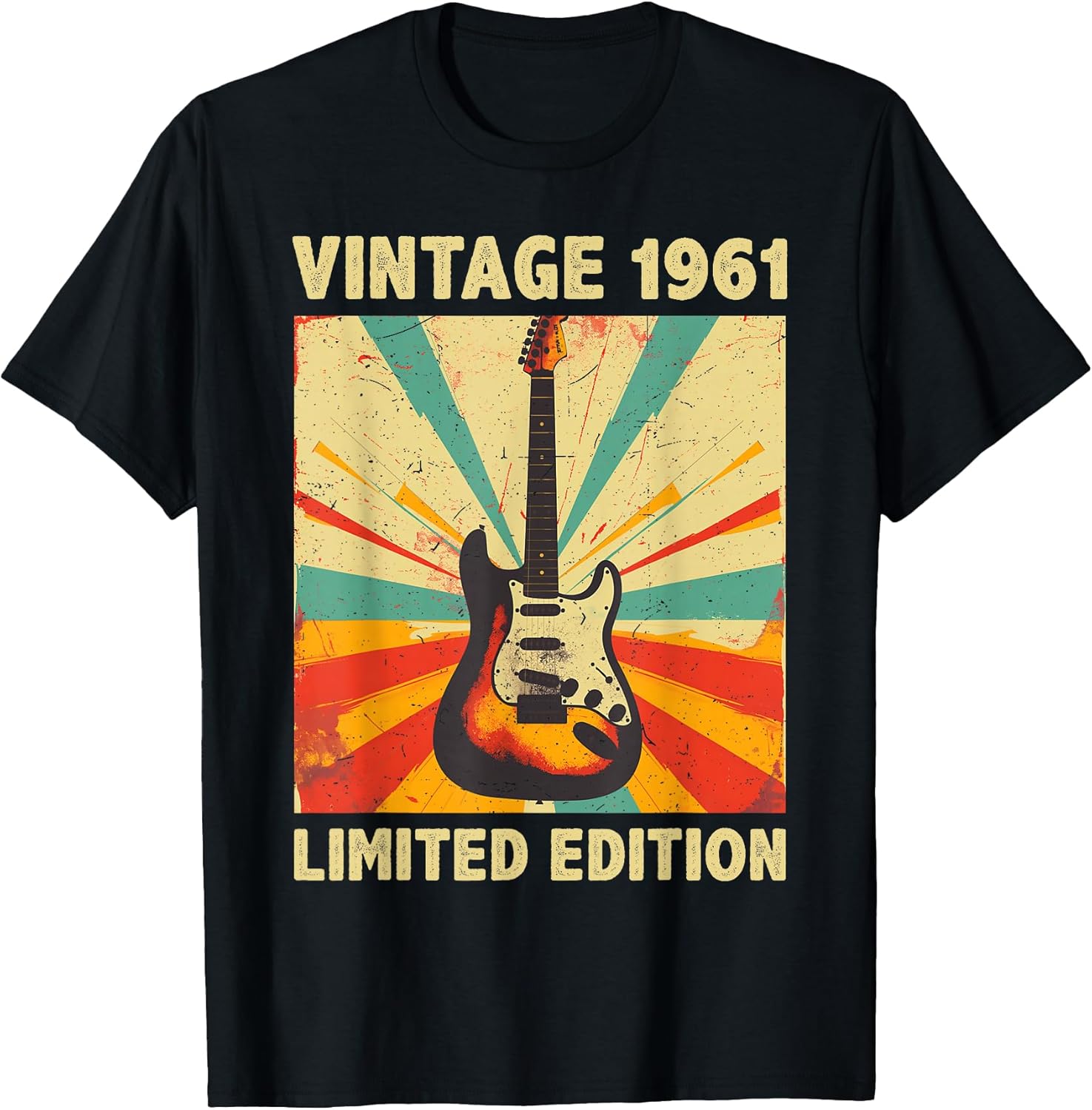 Guitar Lover 65th Birthday Gifts - Adult & Kids T-Shirts, Sweatshirts & Hoodies apparel design preview 1