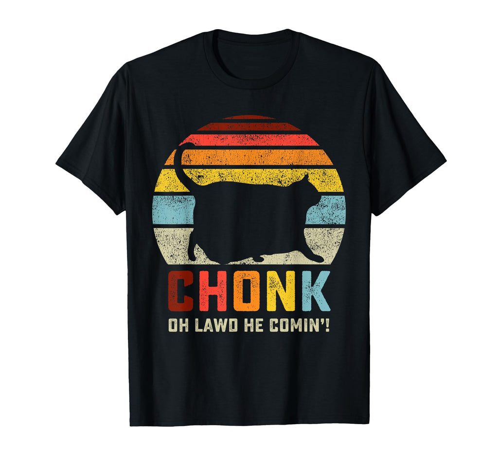 Chonk Cat Scale Meme Funny Cats Memes T-Shirt - Minimalist Print Men Women - T-Shirt, Sweatshirt, Hoodie