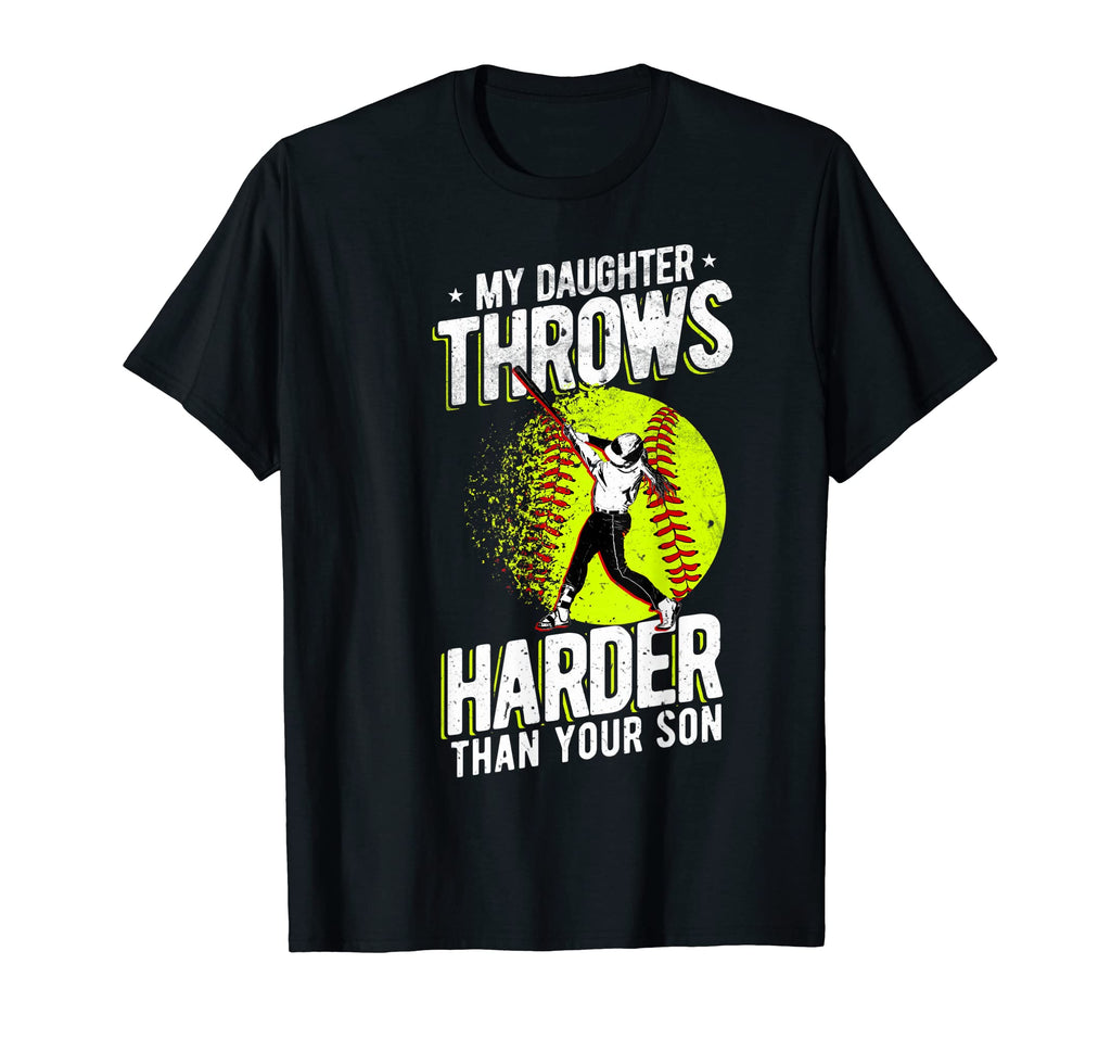 Funny Baseball Dads My Daughter T-Shirt - Aesthetic Graphic Men Women - T-Shirt, Sweatshirt, Hoodie