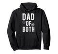 Dad Both Proud Soccer Volleyball Dad Hoodie - Trendy Graphic Men Women - T-Shirt, Sweatshirt, Hoodie
