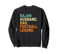 Bajan Husband Dad Football Legend Sweatshirt - Custom Art Print for Adults - T-Shirt, Sweatshirt, Hoodie