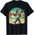 Funny Bigfoot Aloha Hawaiian Surfing Tropical Beach - Adult & Kids T-Shirts, Sweatshirts & Hoodies apparel design preview 1