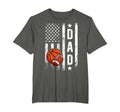 Basketball Football Dad Us Flag T-Shirt - Unique Graphic for Adults - T-Shirt, Sweatshirt, Hoodie