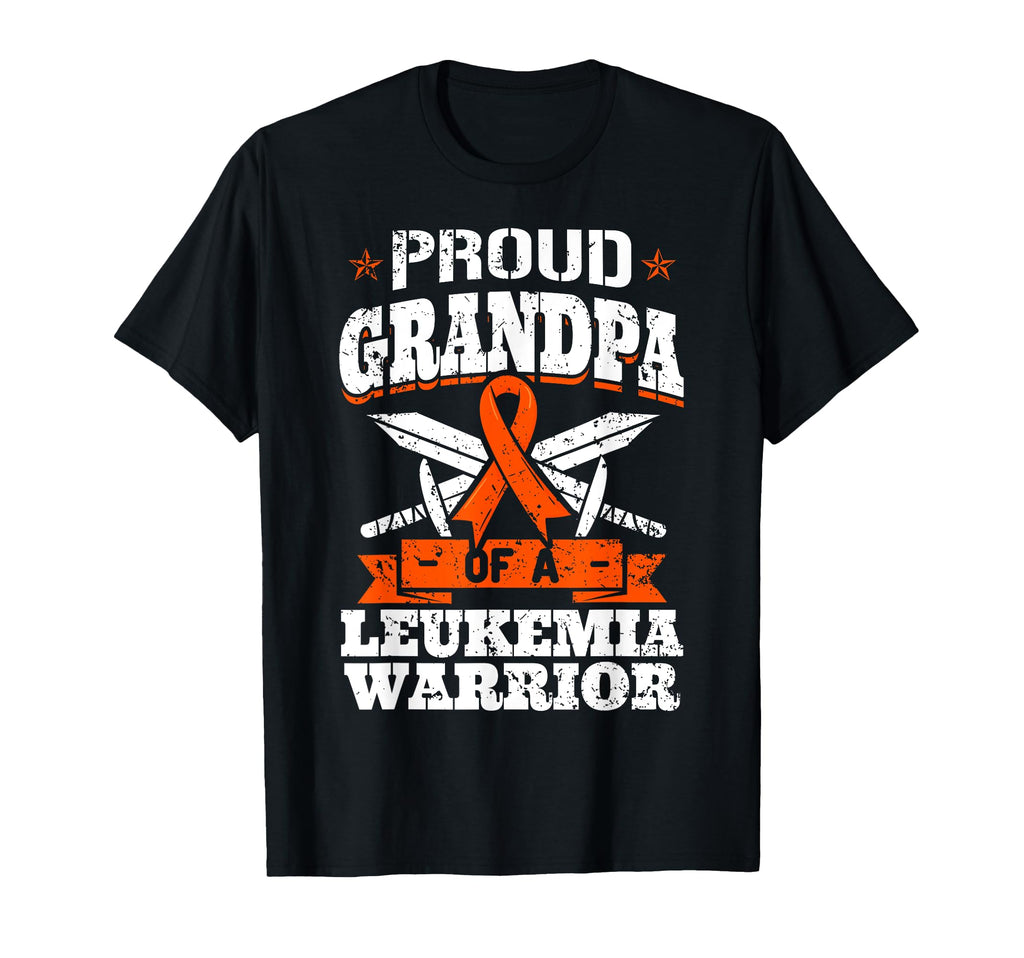 Proud Grandpa Leukemia Warrior Abuelo T-Shirt - Trendy Graphic for Adults - T-Shirt, Sweatshirt, Hoodie