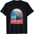 Montreux Switzerland Travel Souvenir Merch - Adult & Kids T-Shirts, Sweatshirts & Hoodies apparel design preview 1