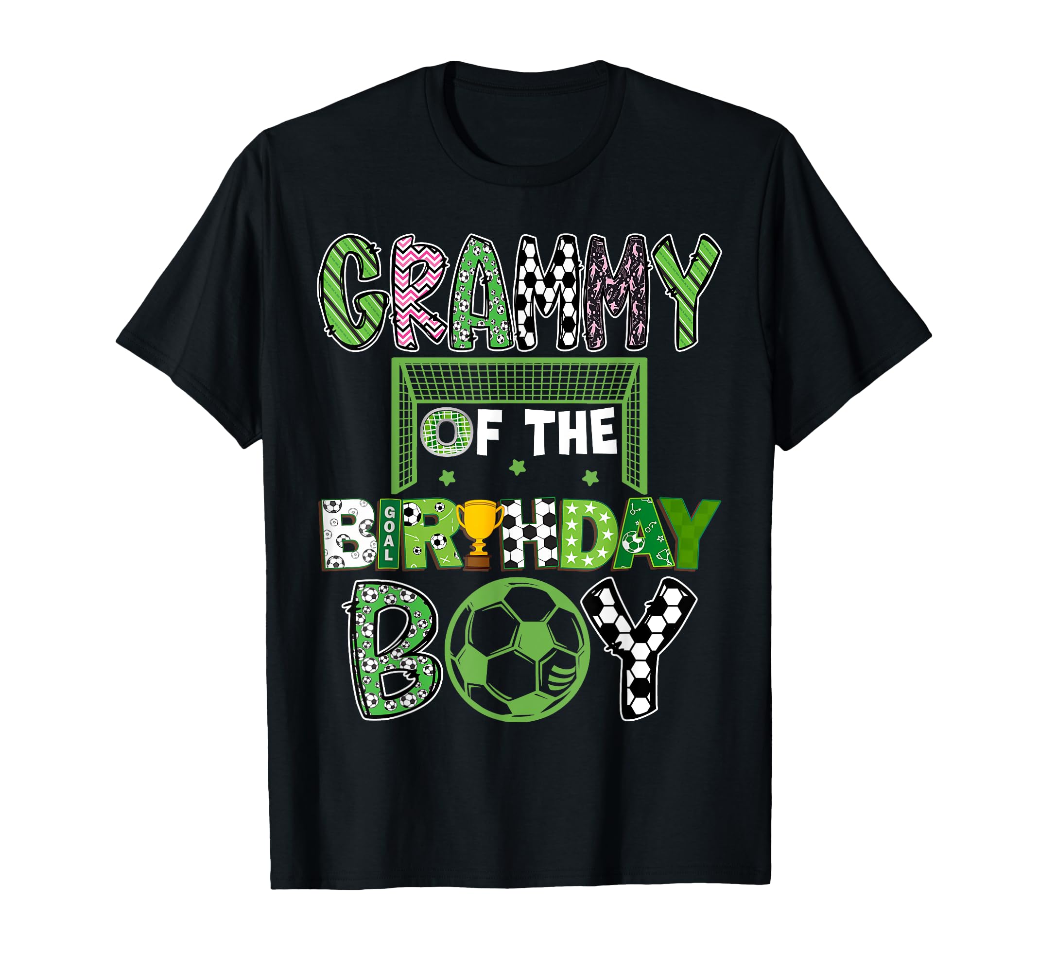 Grammy Birthday Soccer Player Birthday T-Shirt - Unique Graphic Unisex - T-Shirt, Sweatshirt, Hoodie