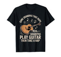 Real Grandpas Play Guitar Then Take T-Shirt - Minimalist Print for Adults - T-Shirt, Sweatshirt, Hoodie