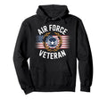 Air Force Veteran Us American Hoodie - Casual Everyday Wear for Adults - T-Shirt, Sweatshirt, Hoodie