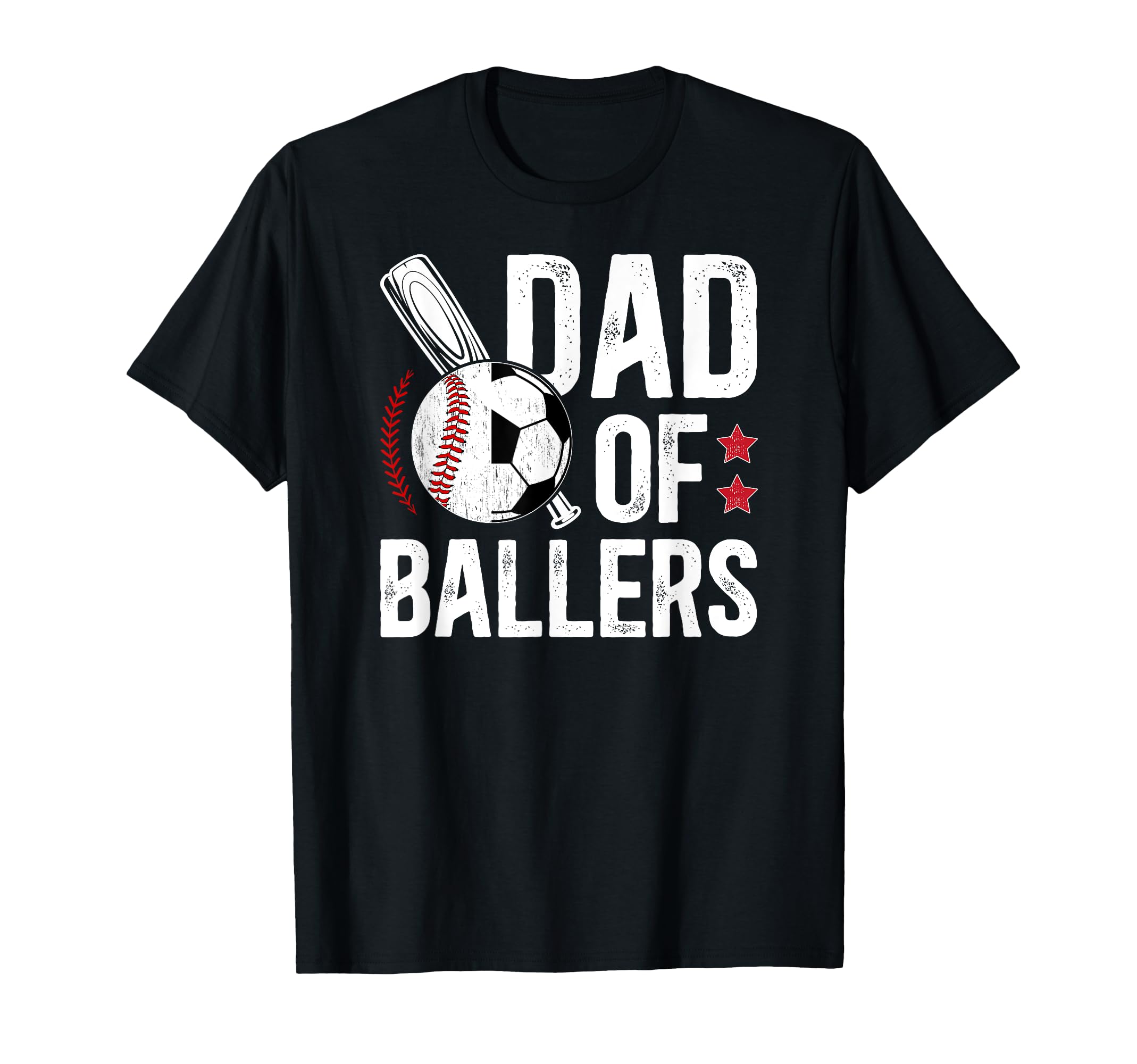 Dad Ballers Baseball Soccer Dad T-Shirt - Graphic Print Unisex - T-Shirt, Sweatshirt, Hoodie