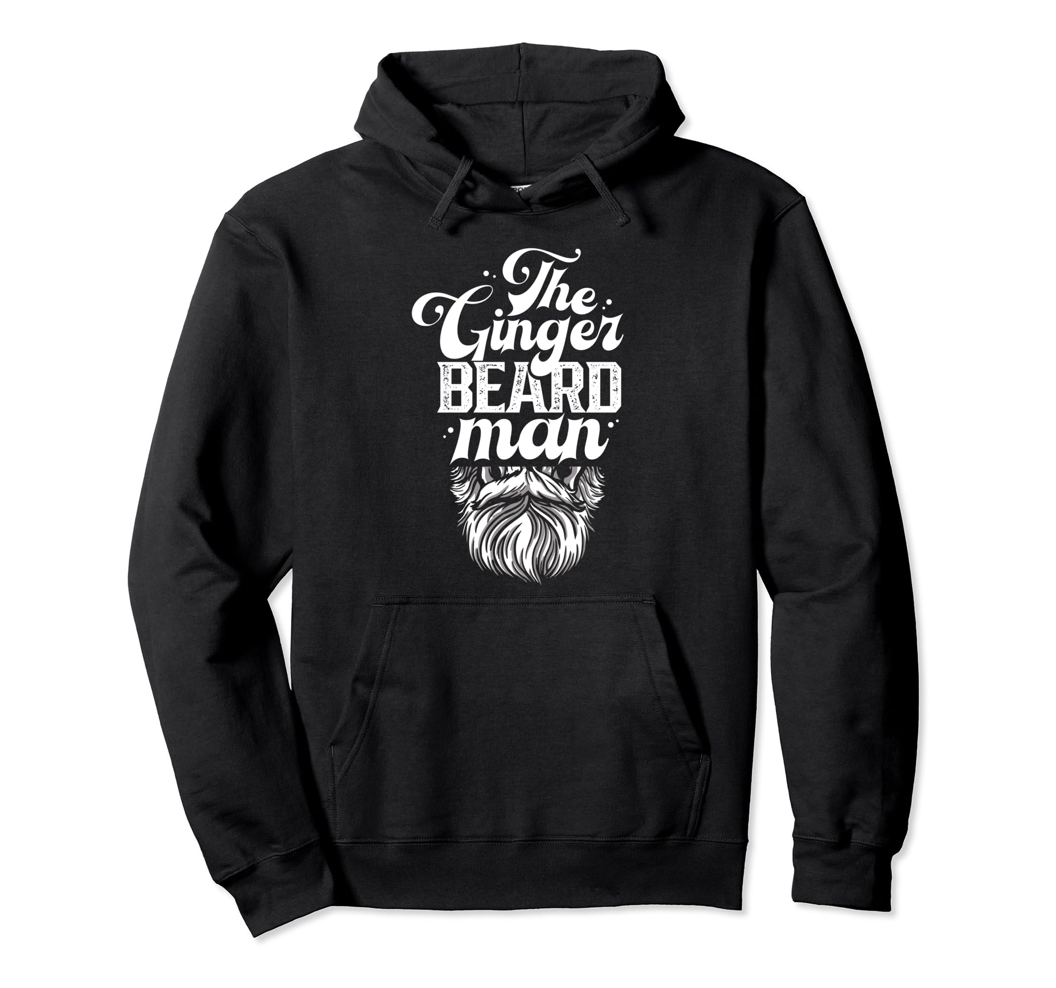 Ginger Beard Dad Bearded Beards Father Hoodie - Trendy Graphic for Adults - T-Shirt, Sweatshirt, Hoodie