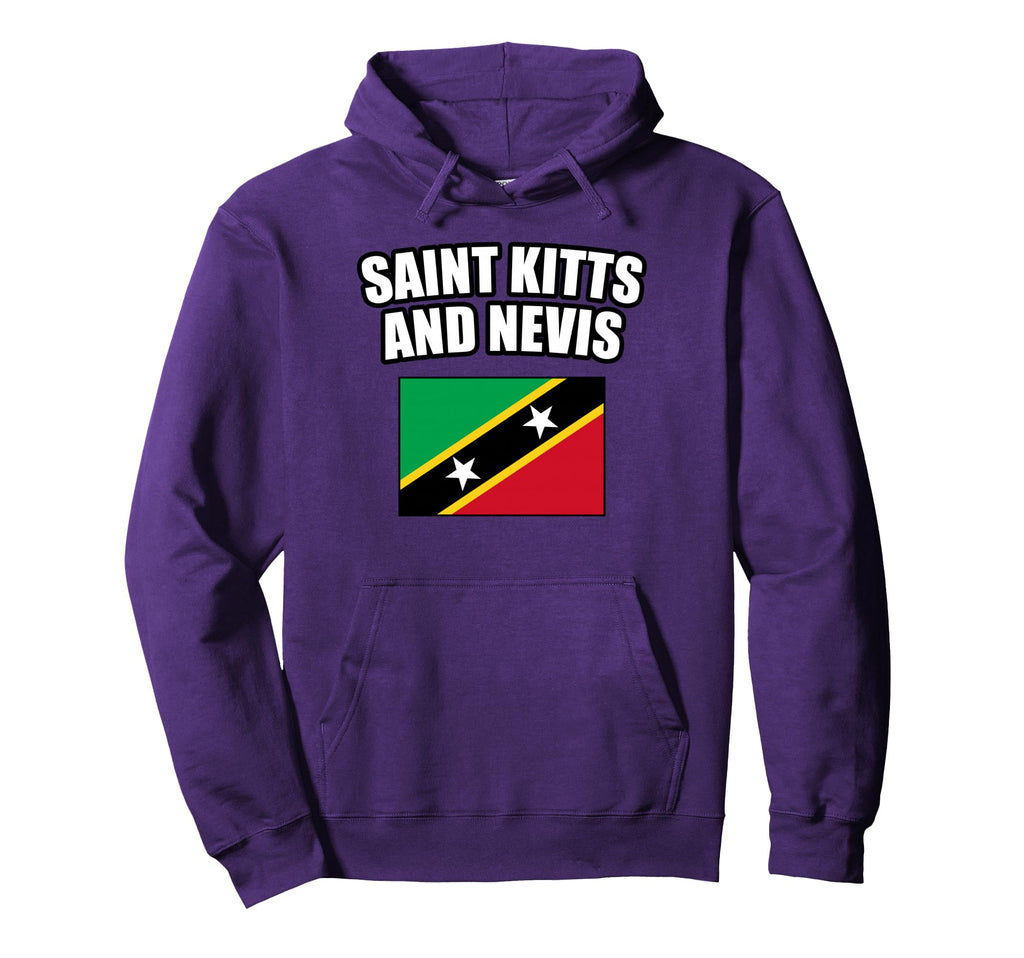 Saint Kitts And Nevis Hoodie - Novelty Apparel Unisex - T-Shirt, Sweatshirt, Hoodie