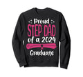Proud Step Dad Class 2024 Graduate Sweatshirt - Minimalist Print Unisex - T-Shirt, Sweatshirt, Hoodie