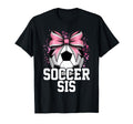 Soccer Sister Heart Big Sister Little T-Shirt - Novelty Apparel Unisex - T-Shirt, Sweatshirt, Hoodie