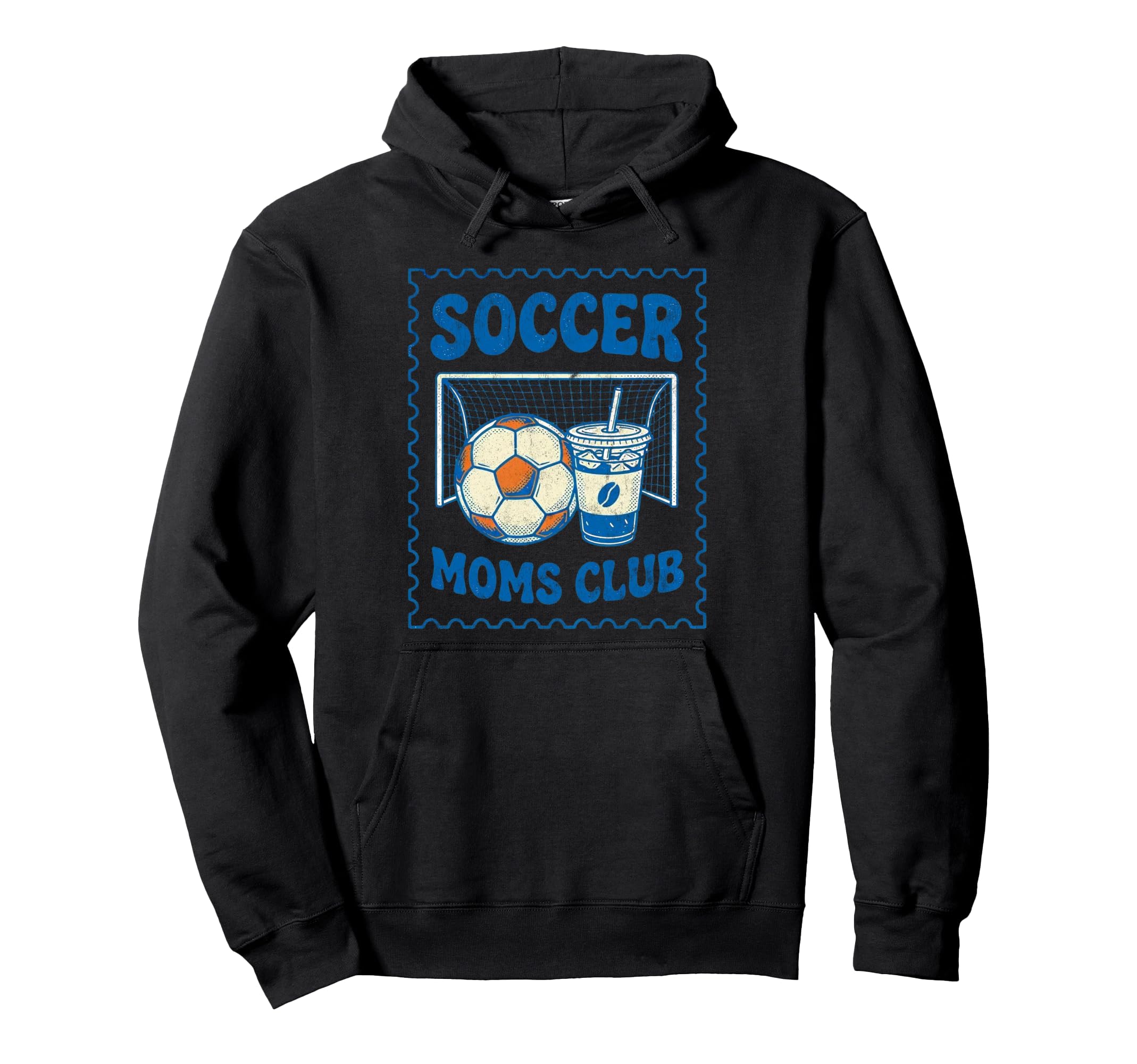 Soccer Mom Soccer Moms Club Funny Goal Hoodie - Graphic Print Men Women - T-Shirt, Sweatshirt, Hoodie
