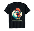 Chicken Dad Funny Chicken Hen Sunglass T-Shirt - Trendy Graphic Unisex - T-Shirt, Sweatshirt, Hoodie