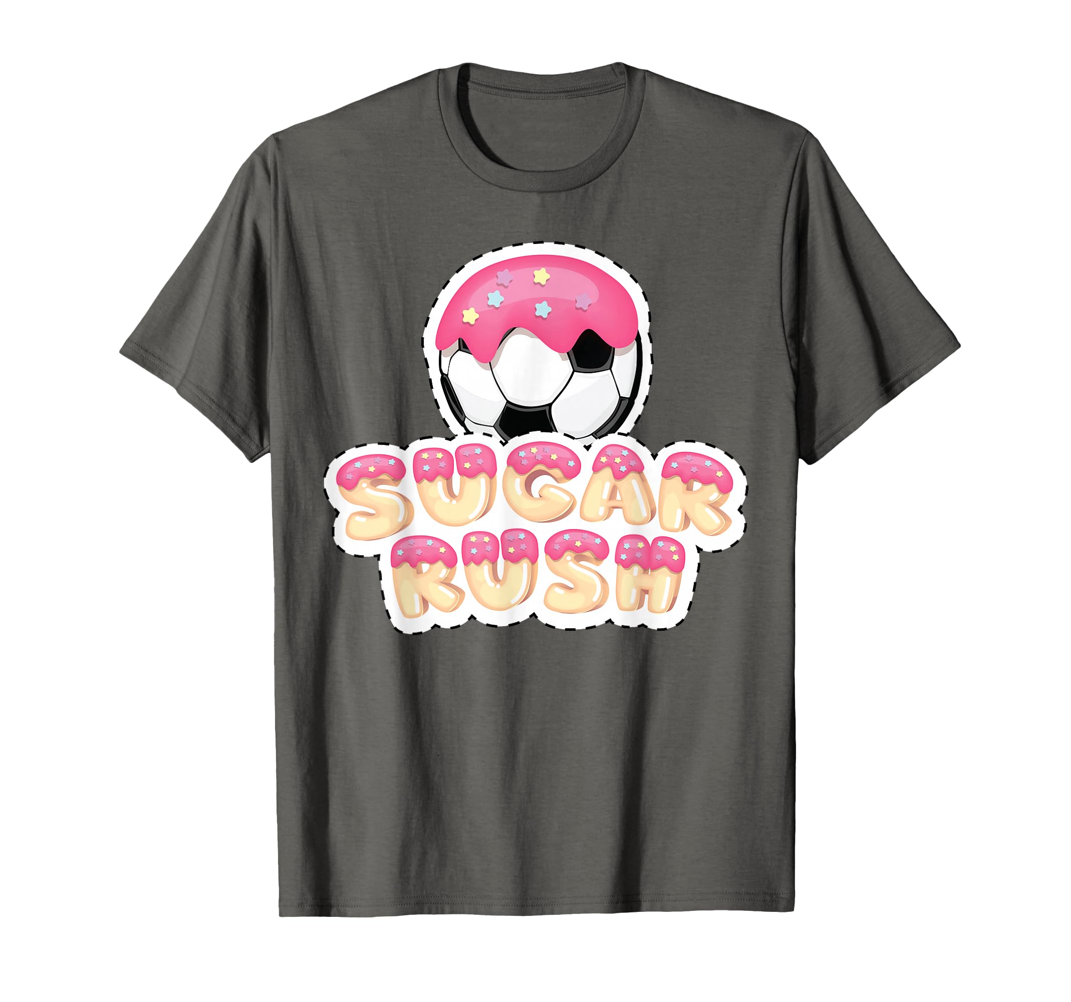 Sugar Rush Soccer T-Shirt - Novelty Apparel for Adults - T-Shirt, Sweatshirt, Hoodie
