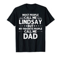 Lindsay Gift Name Funny Fathers Day T-Shirt - Graphic Print Men Women - T-Shirt, Sweatshirt, Hoodie