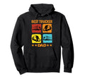 Best Trucker Dad Truck Driver Trucker Dad Hoodie - Streetwear Style Unisex - T-Shirt, Sweatshirt, Hoodie