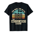Myth Legend Dad Unicycle Hockey T-Shirt - Minimalist Print for Adults - T-Shirt, Sweatshirt, Hoodie