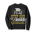 Super Proud Step Dad 2025 Graduate Sweatshirt - Graphic Print Men Women - T-Shirt, Sweatshirt, Hoodie
