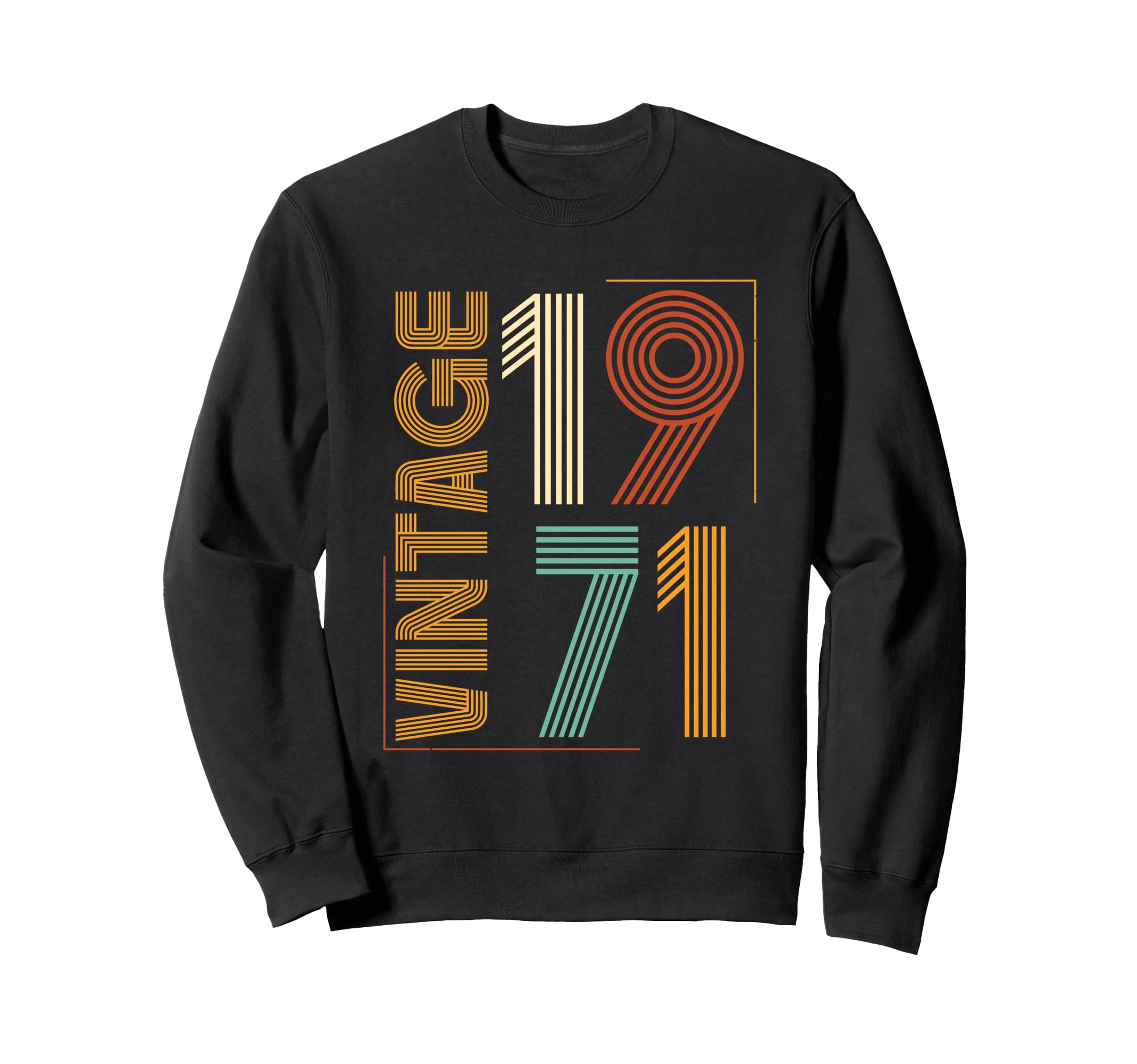 1971 Bday 1971 Birthday Sweatshirt - Novelty Apparel Unisex - T-Shirt, Sweatshirt, Hoodie