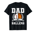Dad Ballers Baseball Basketball Player T-Shirt - Aesthetic Graphic Unisex - T-Shirt, Sweatshirt, Hoodie
