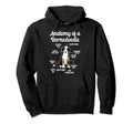 Anatomy Bernedoodle Owner Bernedoodle Dad Hoodie - Minimalist Print Unisex - T-Shirt, Sweatshirt, Hoodie