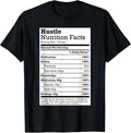 Hustle Nutrition Facts Christmas Birthday Gift Rap - Adult & Kids T-Shirts, Sweatshirts & Hoodies apparel design preview 1