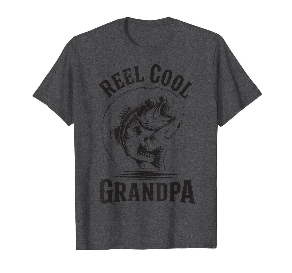 Reel Great Grandpa Step Dad Fishing T-Shirt - Trendy Graphic Men Women - T-Shirt, Sweatshirt, Hoodie