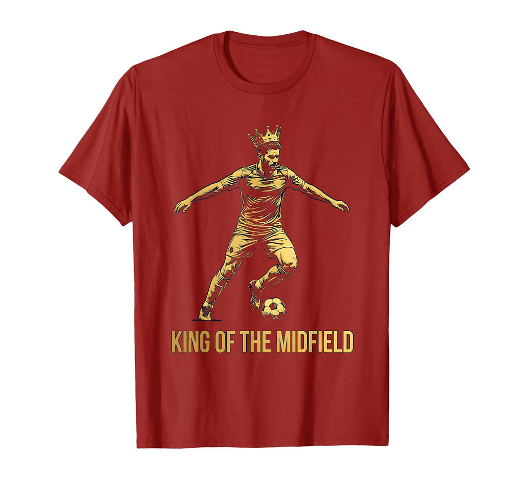 King Midfield Soccer T-Shirt - Trendy Graphic for Adults - T-Shirt, Sweatshirt, Hoodie