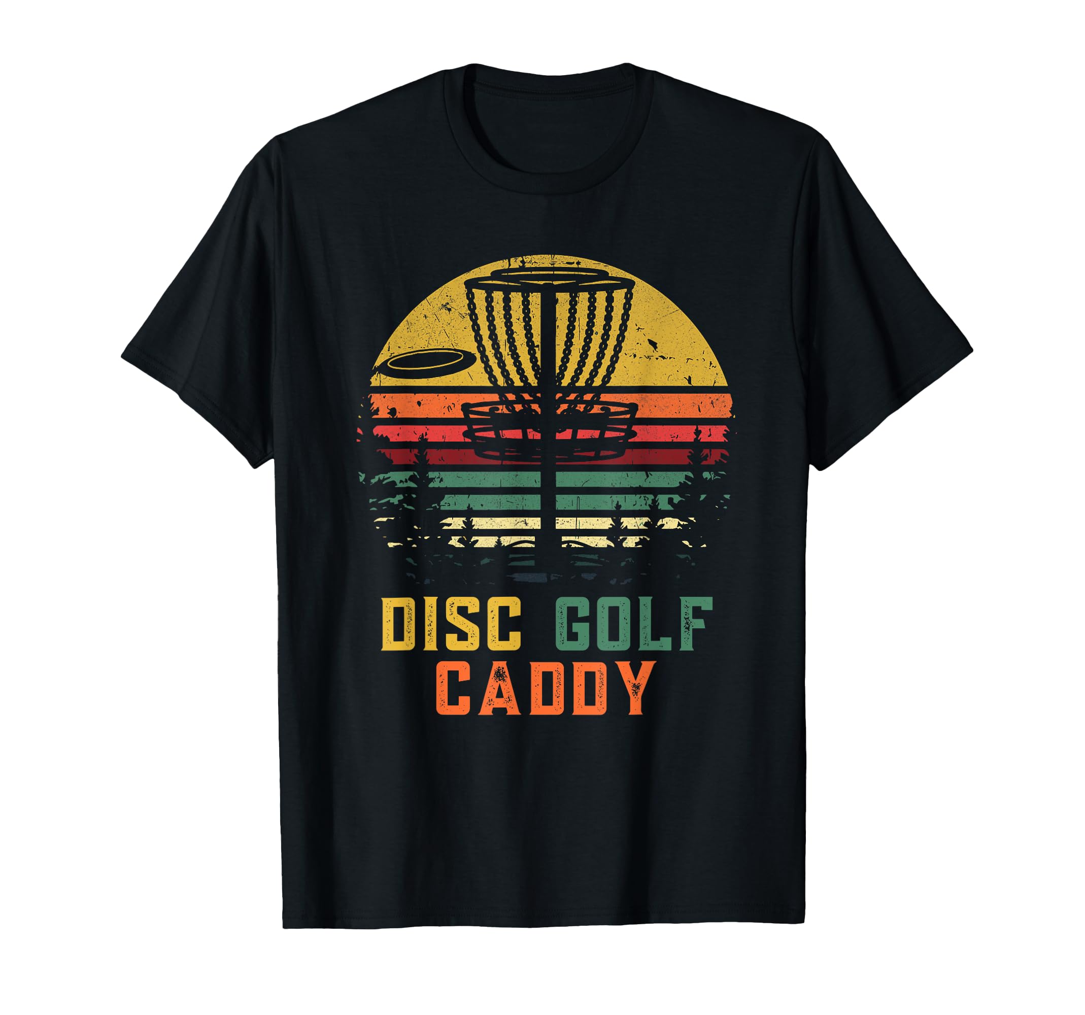Disc Golf Caddy Best Dad Par Disk T-Shirt - Minimalist Print for Adults - T-Shirt, Sweatshirt, Hoodie