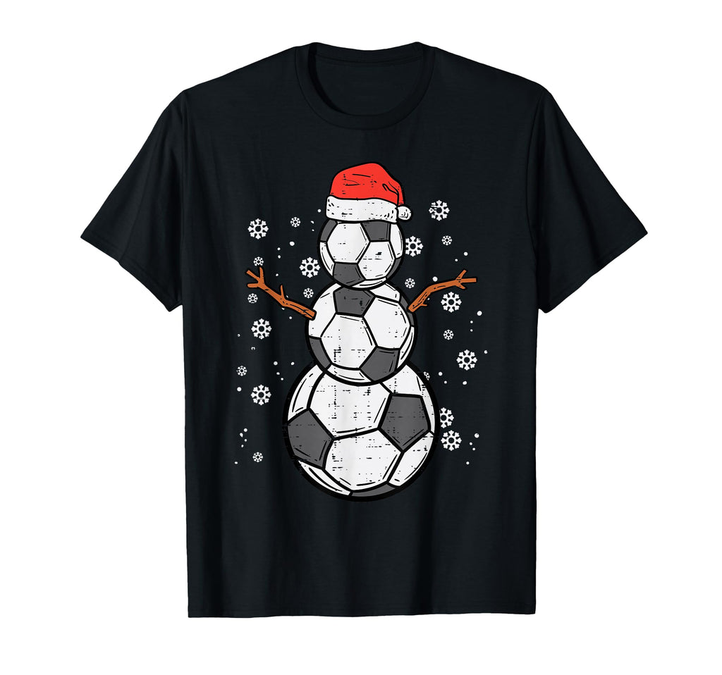 Soccer Snowman Sports T-Shirt - Graphic Print Unisex - T-Shirt, Sweatshirt, Hoodie