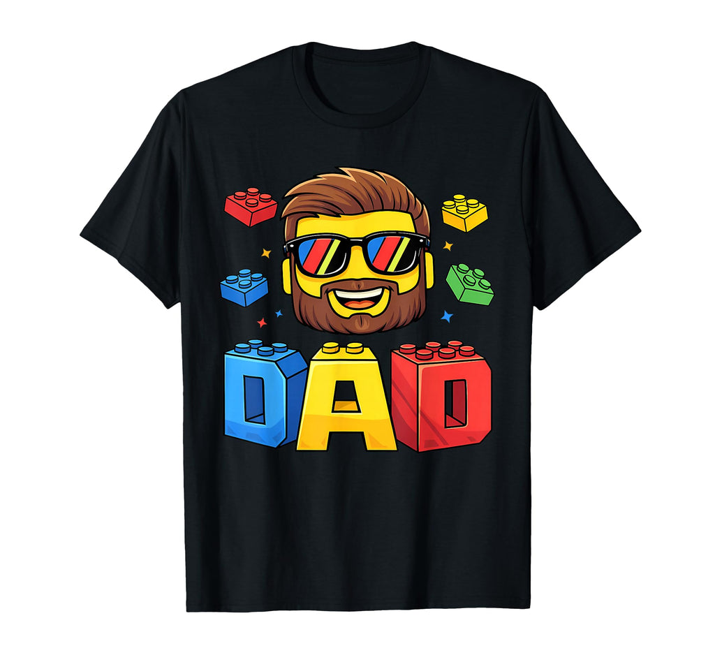 Family Dad Master Builder Building T-Shirt - Unique Graphic Men Women - T-Shirt, Sweatshirt, Hoodie