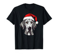 Great Dane Santa Hat Dog Lovers Gift T-Shirt - Unique Graphic Men Women - T-Shirt, Sweatshirt, Hoodie