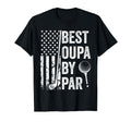 Best Oupa Par Usa Flag Golf Fathers Day T-Shirt - Minimalist Print Unisex - T-Shirt, Sweatshirt, Hoodie