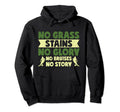 No Green Stains No Glory No Bruises Hoodie - Minimalist Print for Adults - T-Shirt, Sweatshirt, Hoodie