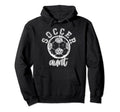 Soccer Aunt Leopard Cheetah Trendy Hoodie - Trendy Graphic Unisex - T-Shirt, Sweatshirt, Hoodie