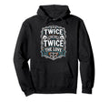 Double Twin Dad Twins Pregnancy Hoodie - Casual Everyday Wear for Adults - T-Shirt, Sweatshirt, Hoodie