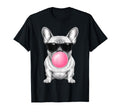 French Bulldog Blowing Bubble Funny T-Shirt - Streetwear Style Men Women - T-Shirt, Sweatshirt, Hoodie
