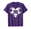 Soccer Number 35 Jersey Funny T-Shirt - Casual Everyday Wear for Adults - T-Shirt, Sweatshirt, Hoodie